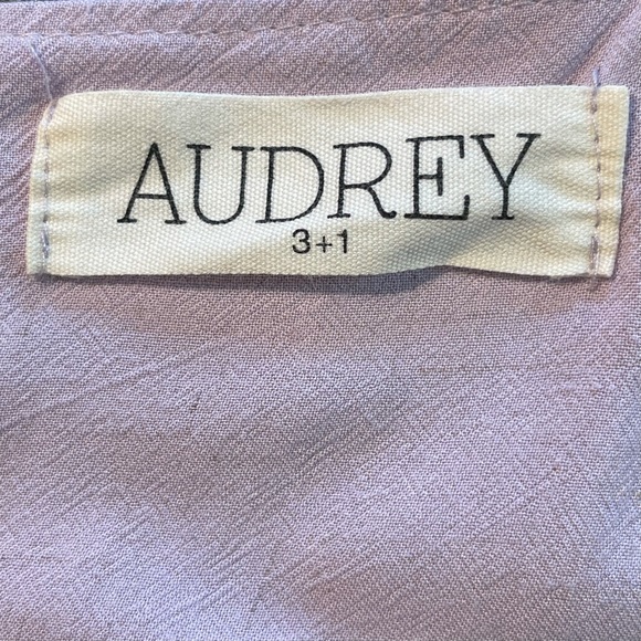 AUDREY 3+1 ~ Strappy Lilac Mini Dress ~ Size L - Picture 3 of 5